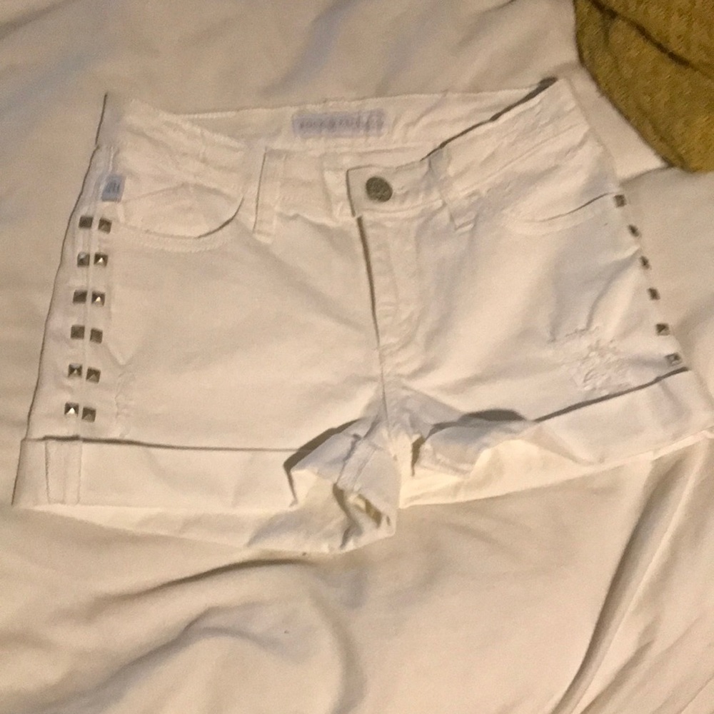 R&R shorts white 2